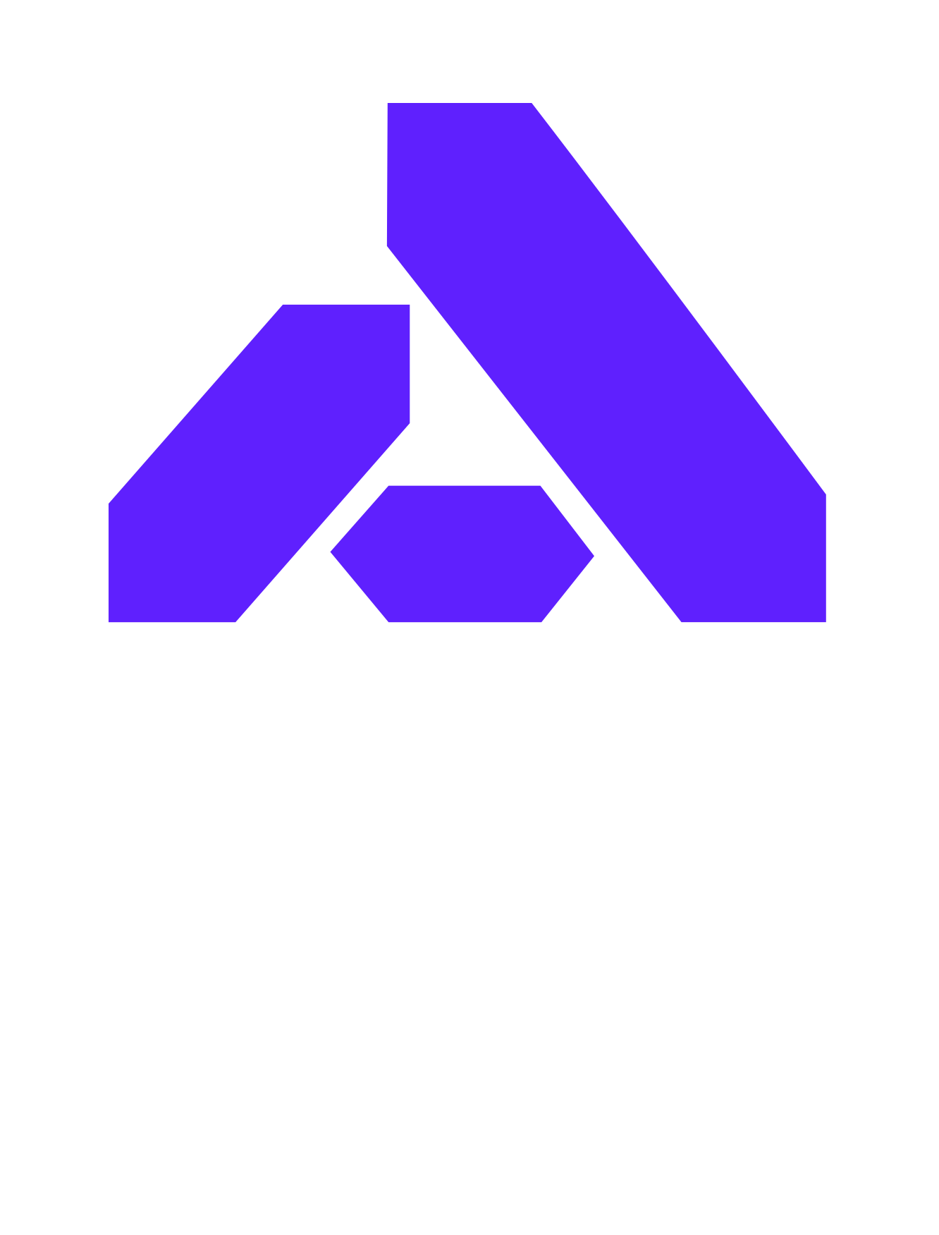 CODECAVE stacked wordmark, white text